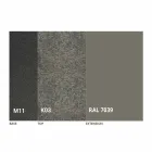 Tavolina ngrënieje e zgjerueshme deri në 298 cm në pjesën e sipërme prej metali dhe qeramike - Anaconda Viadurini