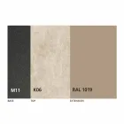 Tavolina ngrënieje e zgjerueshme deri në 298 cm në pjesën e sipërme prej metali dhe qeramike - Anaconda Viadurini