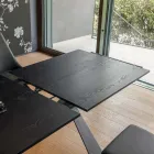 Tavolinë ngrënieje e zgjatur deri në 298 cm në Melamine Prodhuar në Itali - Fedemo Viadurini