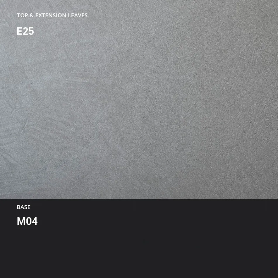 Tavolinë ngrënieje metalike e zgjatur deri në 310 cm Prodhuar në Itali - Euclide Viadurini