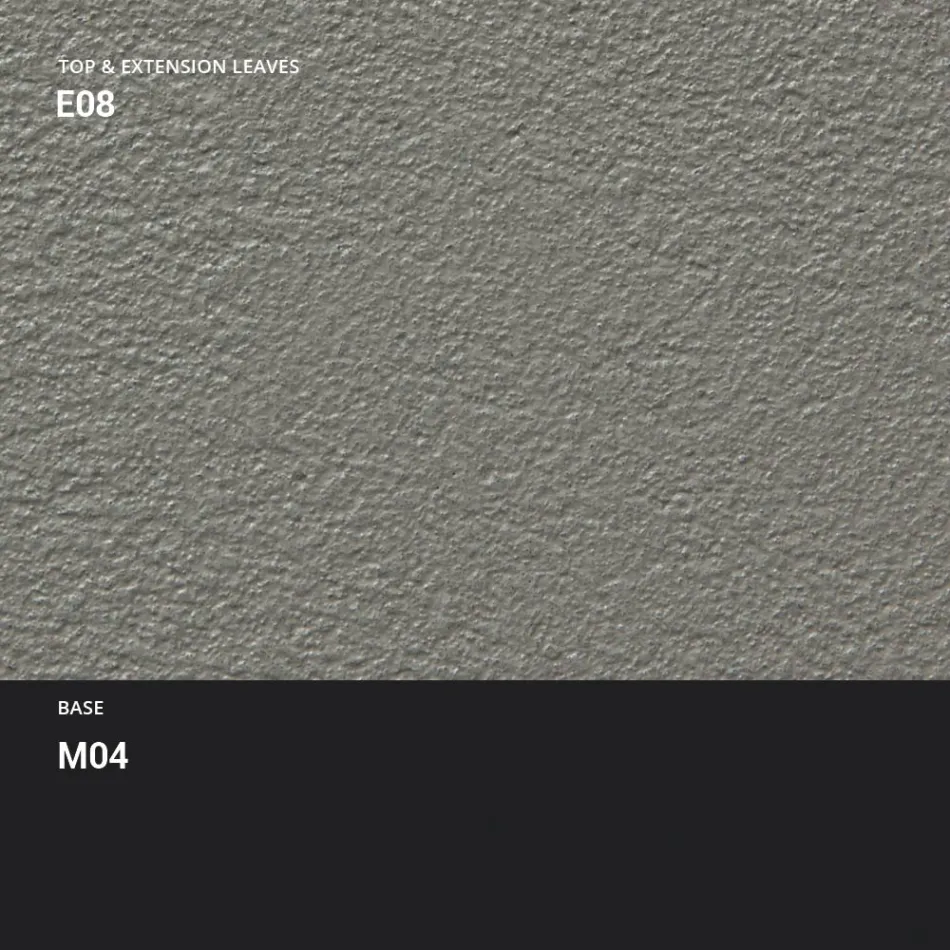 Tavolinë ngrënieje metalike e zgjatur deri në 310 cm Prodhuar në Itali - Euclide Viadurini