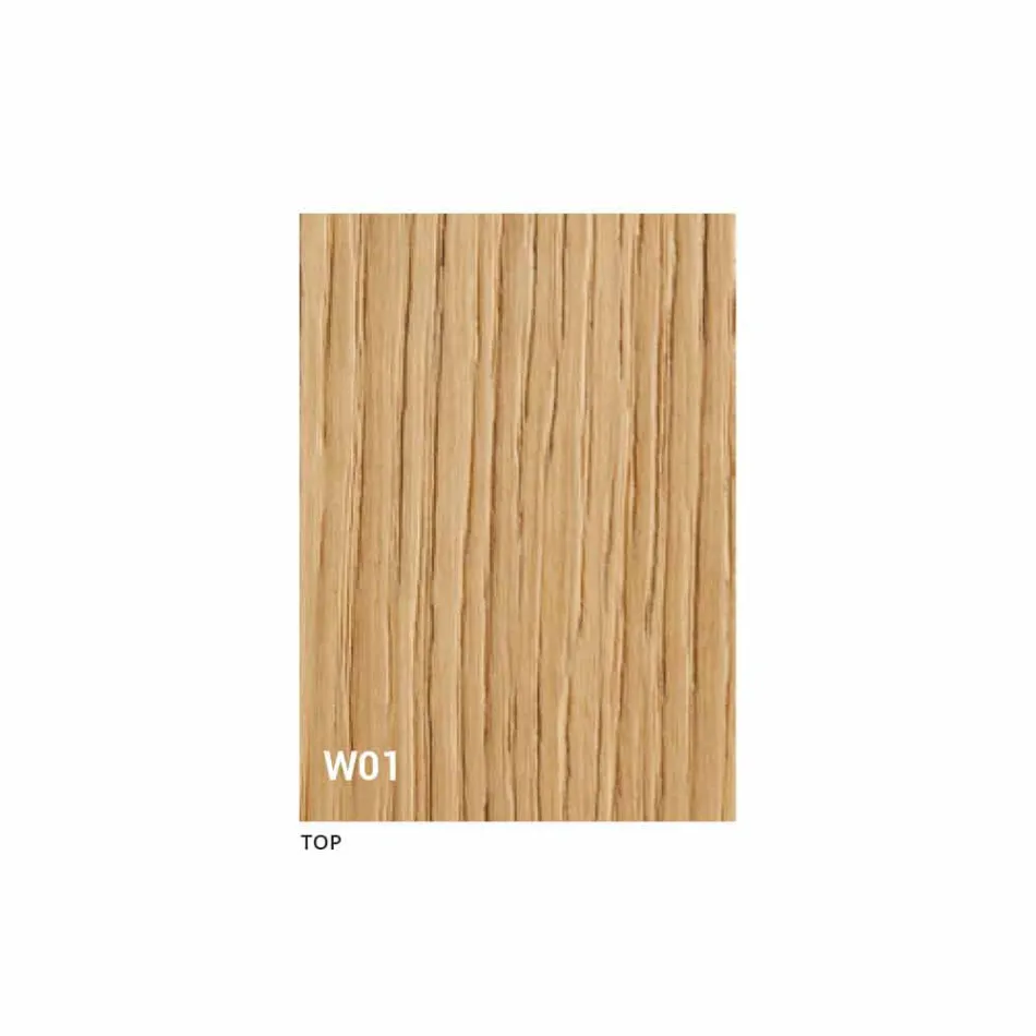 Tabela e zgjatur e darkës Deri në 280 cm në dru dhe qelq prodhuar në Itali - Fokusimi Viadurini