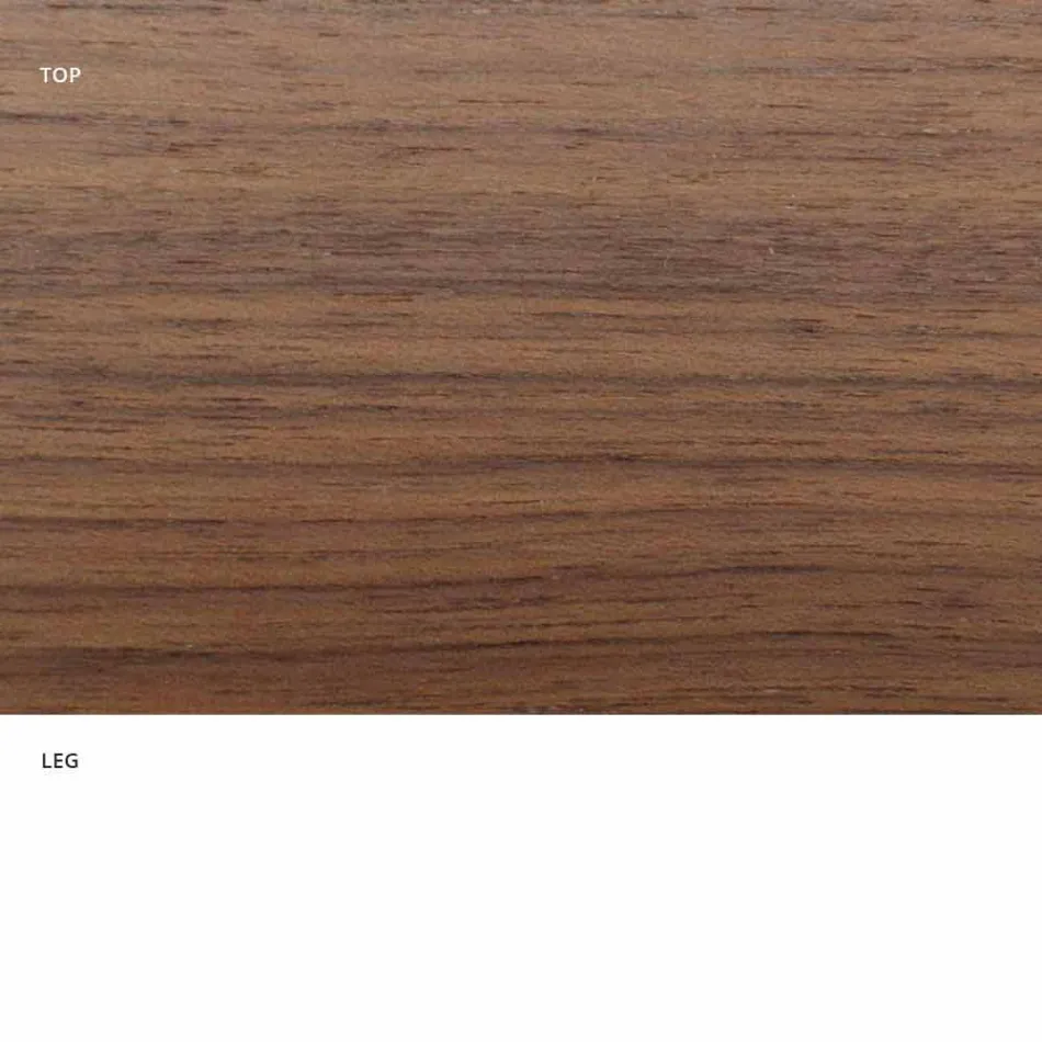 Tavolinë ngrënieje e zgjatur deri në 170 cm prej druri Prodhuar në Itali - Dollarë Viadurini