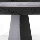 Tavolinë darke e zgjatur Deri në 220 cm me majën e Melaminës - Amiro Viadurini