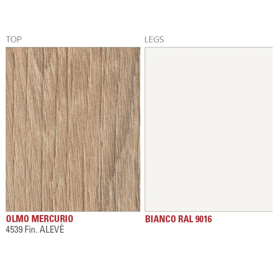 Tavolinë ngrënieje e zgjatur deri në 252 cm në Hpl Made in Italy - Efisto Viadurini