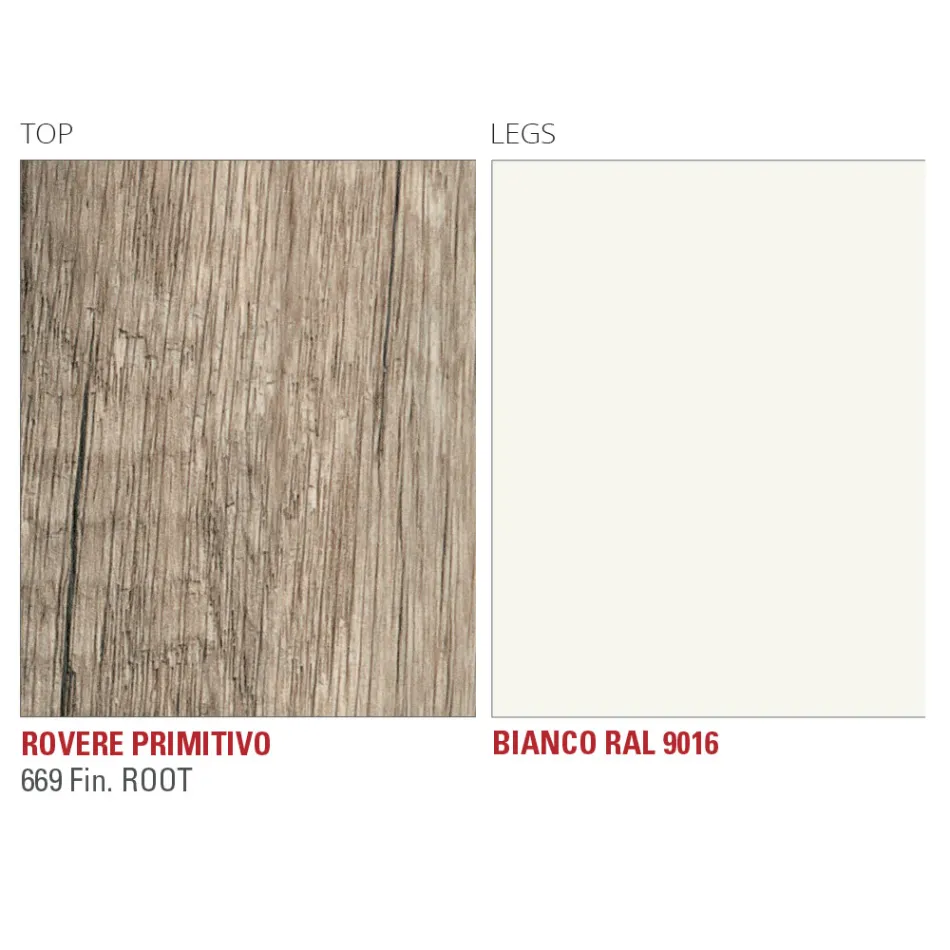 Tavolinë ngrënieje e zgjatur deri në 252 cm në Hpl Made in Italy - Efisto Viadurini