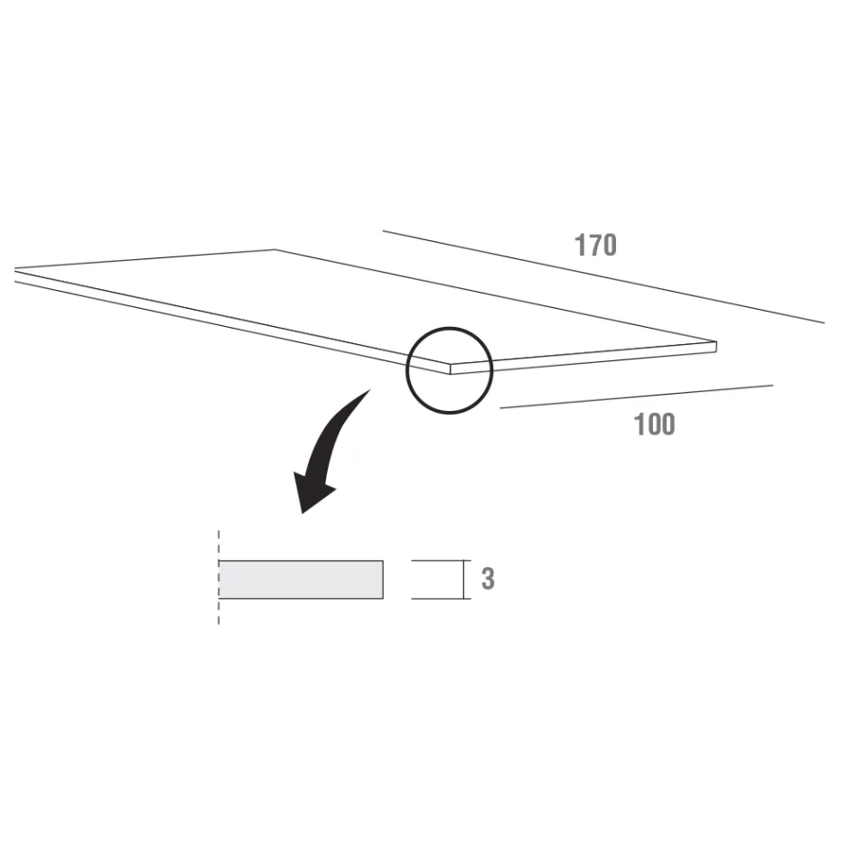 Tavolinë ngrënieje e zgjatur deri në 280 cm në Fenix · Made in Italy - Eolo Viadurini