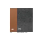 Tavolinë ngrënieje e zgjerueshme deri në 280 ose 298 cm Qeramike Metalike - Revia Viadurini