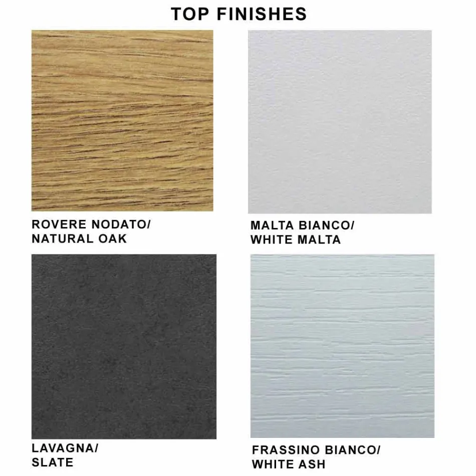 Tavolinë ngrënieje e zgjatur deri në 300 cm në laminat Prodhuar në Itali - Grotta Viadurini