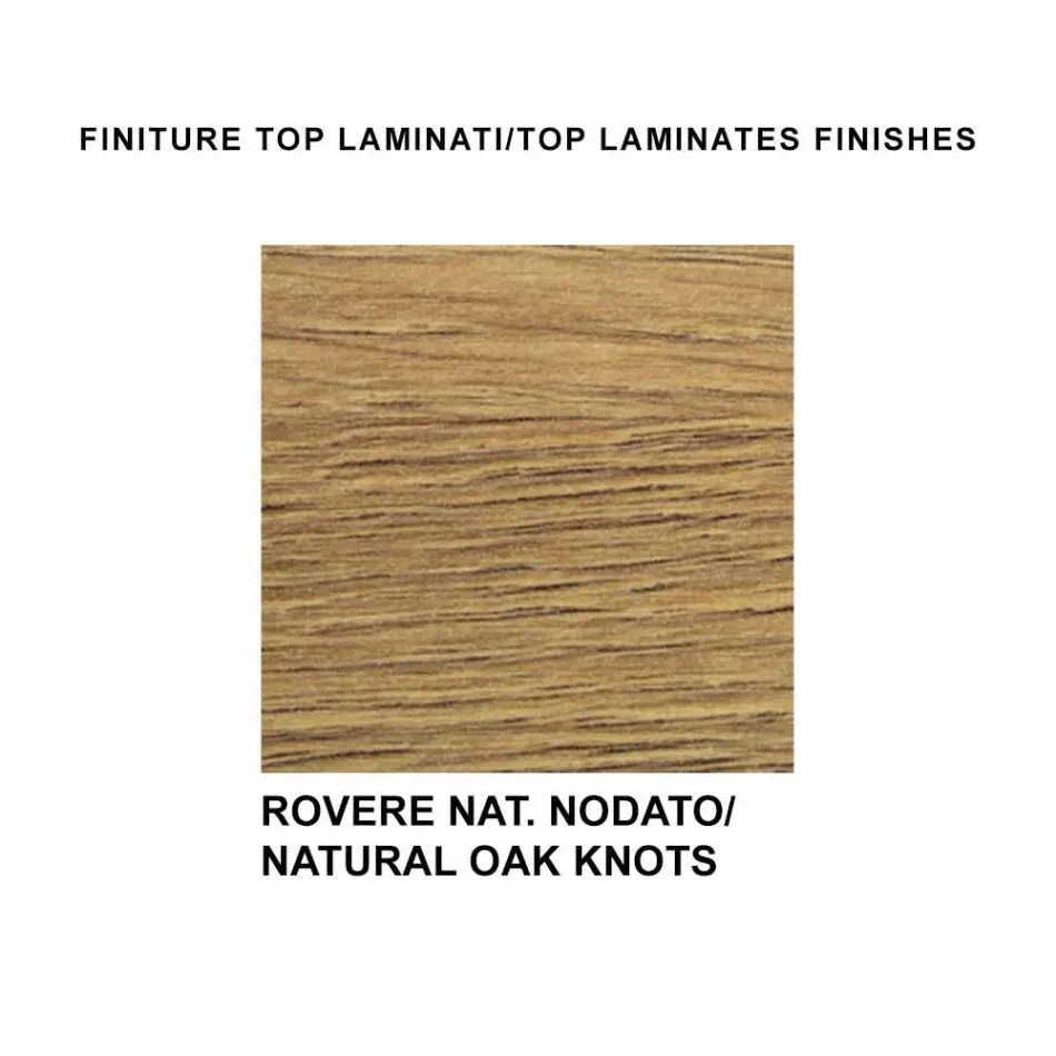 Tavolinë ngrënieje e zgjerueshme deri në 300 cm në laminat Prodhuar në Itali - Settimmio Viadurini