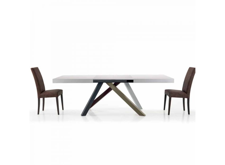 Tavolinë ngrënieje e zgjatur deri në 450 cm në laminat Prodhuar në Itali - Salentino Viadurini