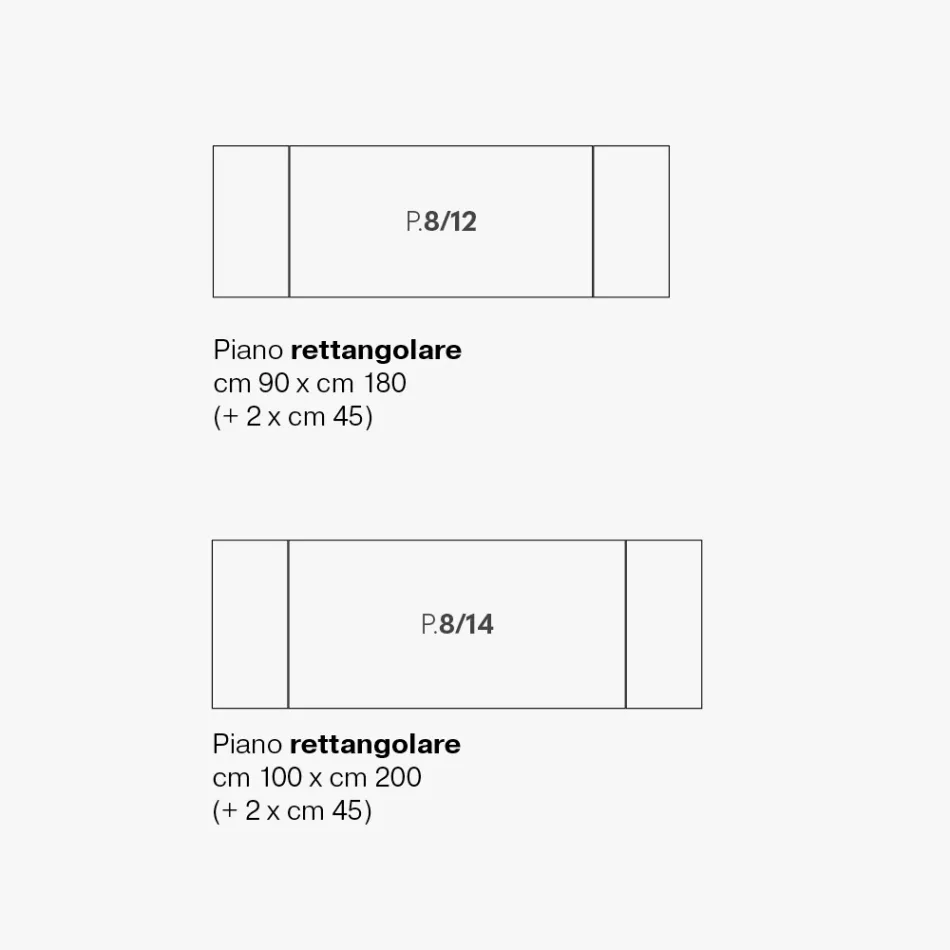 Tavolinë ngrënieje e zgjerueshme në metal dhe qelq qeramike Prodhuar në Itali - Circe Viadurini