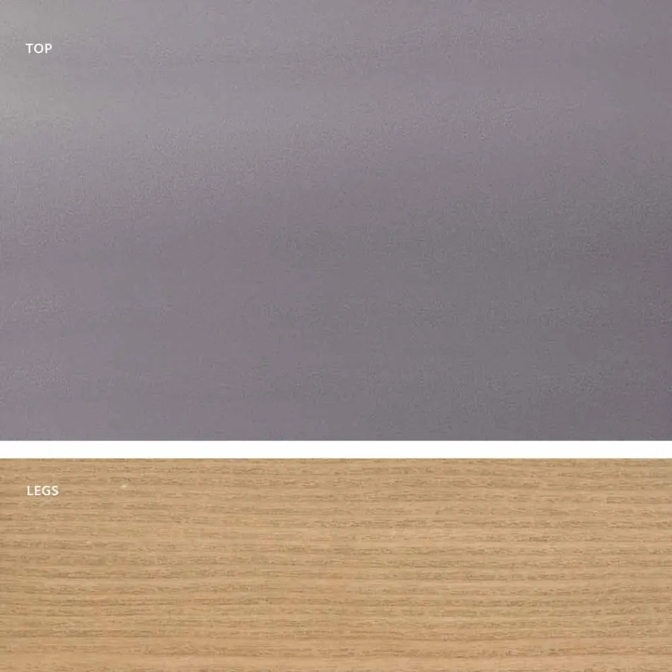 Tavolina e ngrënies e qelqit të zgjatur të Dimitri të shtrirë në Itali Viadurini