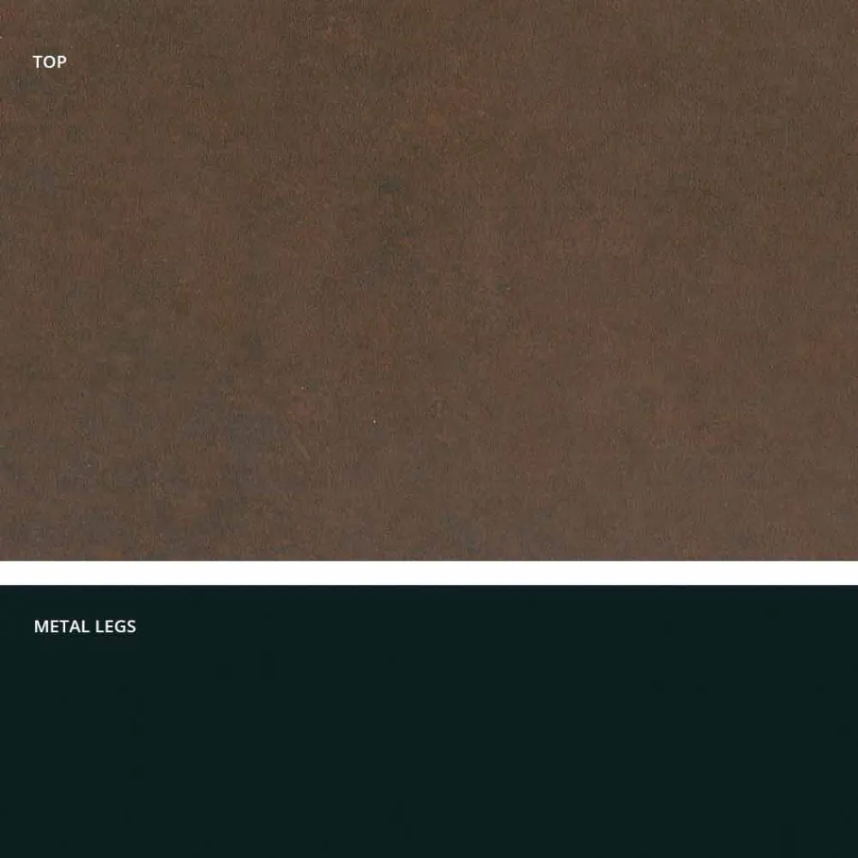 Tavolinë ngrënieje e zgjatur e qelqit qeramik, e bërë në Itali, Wilmer Viadurini