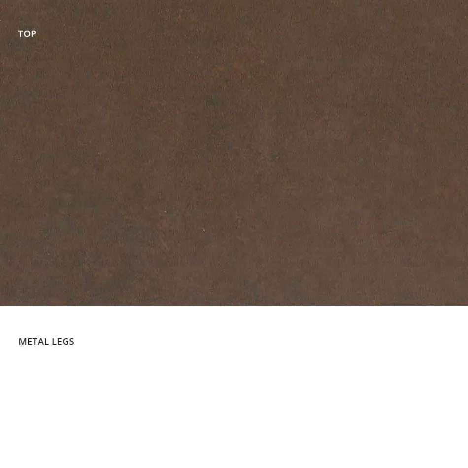 Tavolinë ngrënieje e zgjatur e qelqit qeramik, e bërë në Itali, Wilmer Viadurini