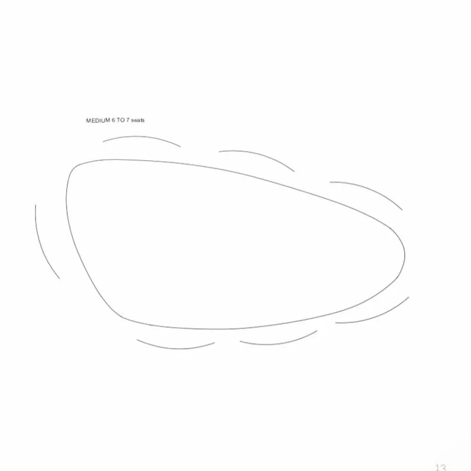 Tavolinë darke artizanale në dru të fortë arre prodhuar në Itali - Nocino Viadurini