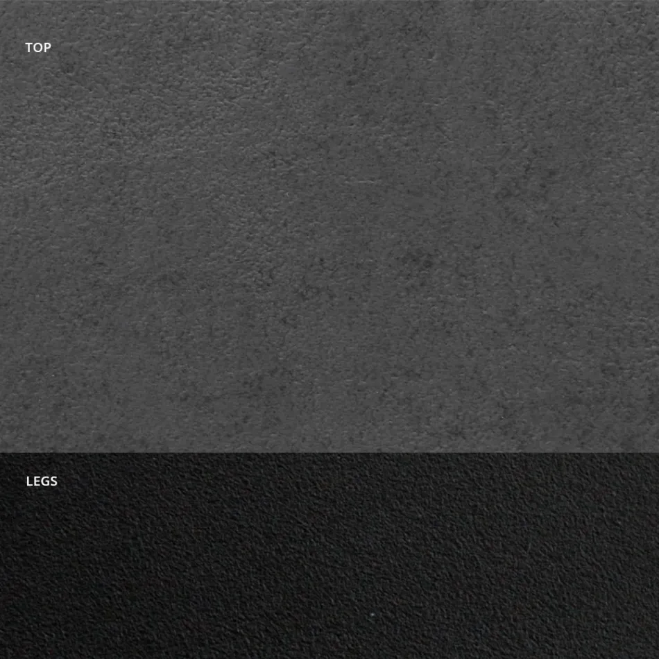 Tavolinë ngrënie me majë fuçi në laminat HPL Prodhuar në Itali - Grotta Viadurini