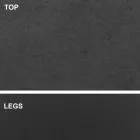 Tavolinë ngrënieje me majë në formë fuçie në laminat HPL Prodhuar në Itali - Settimmio Viadurini