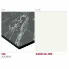 Tavolinë ngrënieje me majë Hpl dhe Bazë Metalike prodhuar në Itali - Aresto Viadurini