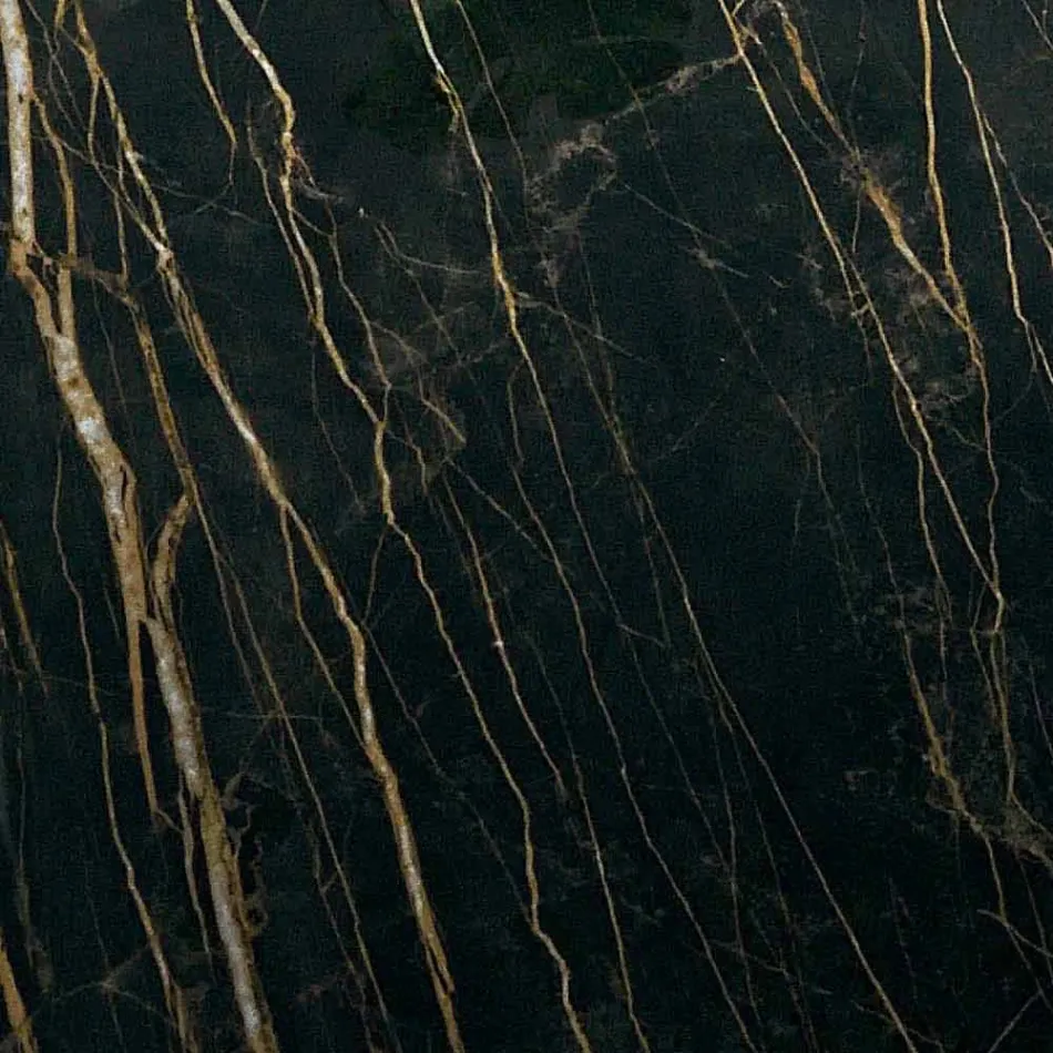 Tavolinë ngrënie me majë në fine Made in Italy Hypermerble - Settimmio Viadurini