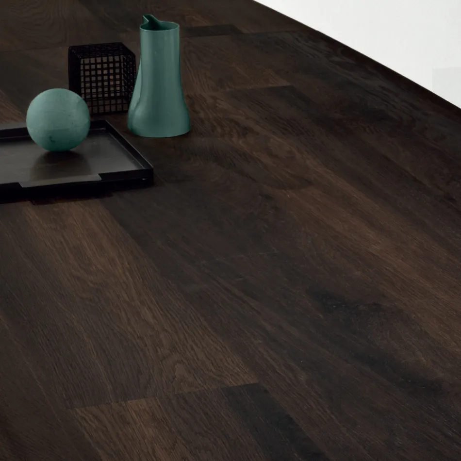 Tavolinë ngrënieje me majë të veshur me lisi Made in Italy - Antonino Viadurini