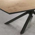 Tavolinë ngrënie me bluzë lisi Made in Italy - Antonino Viadurini