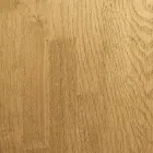 Tavolinë ngrënieje me majë dhe bazë metalike prej druri të vërtetë - Ibisco Viadurini