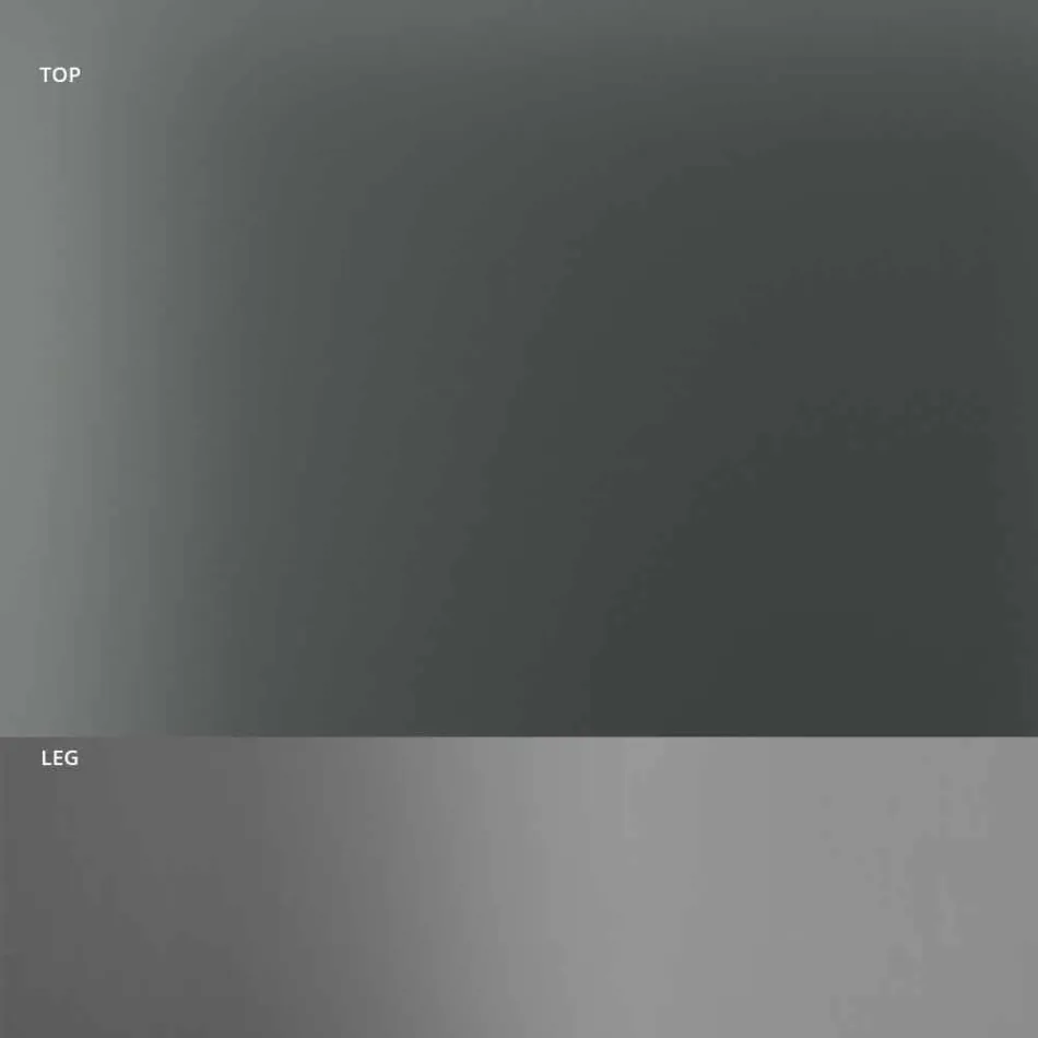 Tabela e darkës me majë xhami të tymosur dhe bazën metalike 4 Përmasat - Pikëz Viadurini