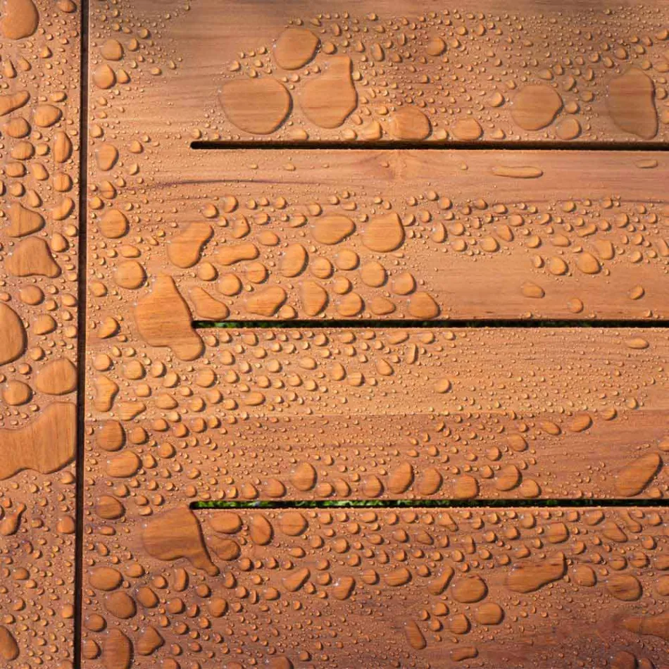 Tavolina për ngrënie kopshti në dru natyral ose të zi, luksoze italiane - Suzana Viadurini