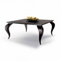 Tavolinë ngrënieje e ngurtë e drurit Filo, e dizajnuar luksoze, e bërë në Itali
