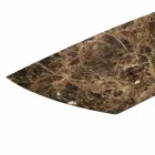 Dizajni i tryezës së ngrënies në bazën e qelqit qeramike dhe të tymosur të bërë në Itali - e rastësishme Viadurini