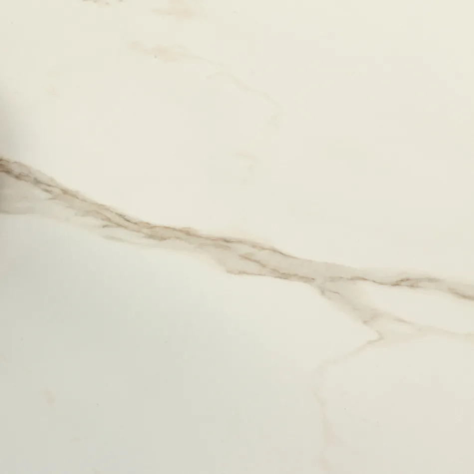 Tavolinë ngrënie me bazë qeramike dhe metalike 3mm Prodhuar në Itali - Bozhure Viadurini