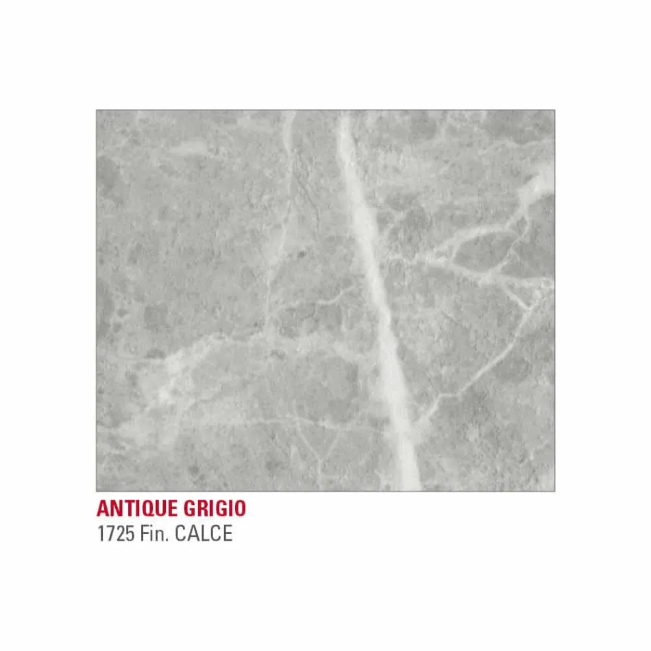 Tavolinë ngrënieje me efekt mermeri Hpl dhe metal llak i prodhuar në Itali - Jupiter Viadurini