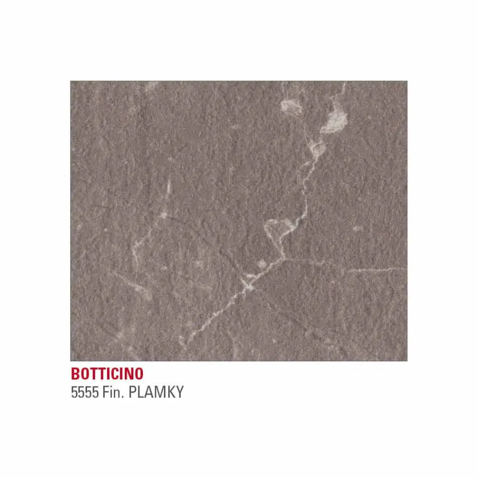 Tavolinë ngrënieje me efekt mermeri Hpl dhe metal llak i prodhuar në Itali - Jupiter Viadurini