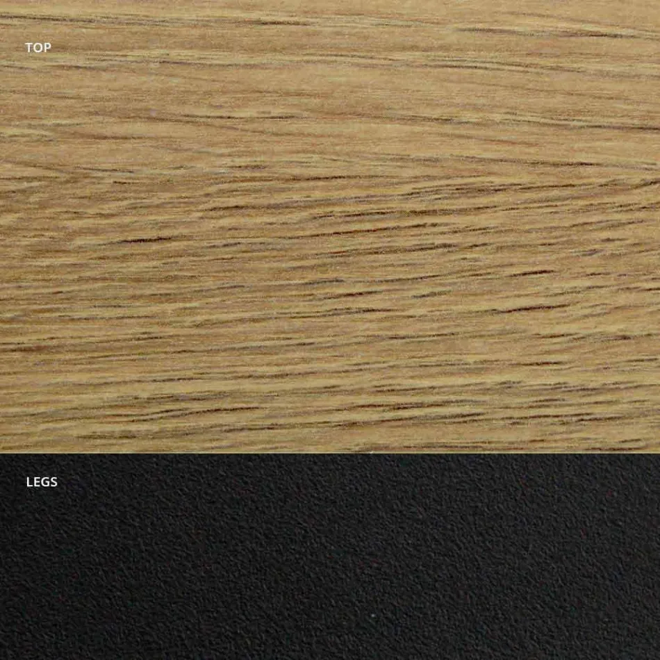 Tavolinë ngrënie në laminat HPL dhe me cilësi të lartë Prodhuar në Itali Çelik - Dalmat Viadurini