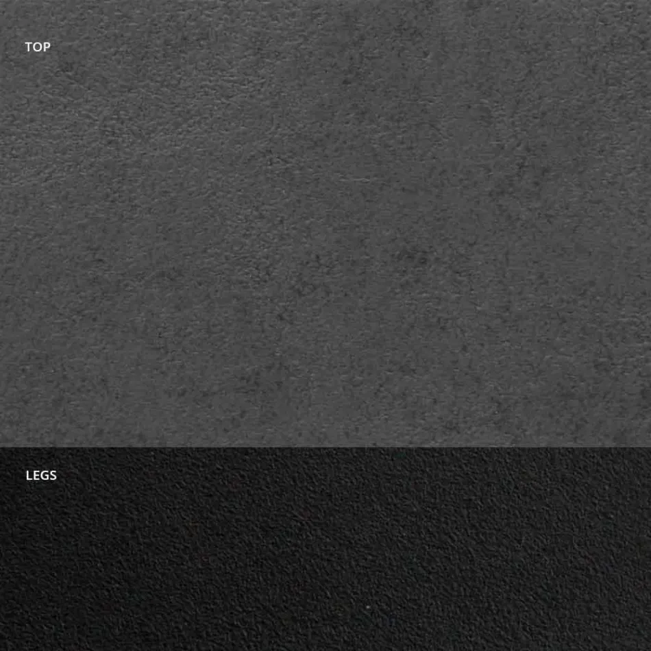 Tavolinë ngrënie në laminat HPL dhe me cilësi të lartë Prodhuar në Itali Çelik - Dalmat Viadurini