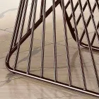 Tavolinë ngrënieje në dru të ngurtë modern të bërë në Itali, Mitia Viadurini