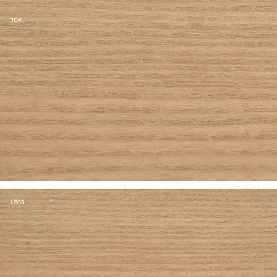 Tavolina ngrënieje prej druri e projektuar Mdf e bërë në Itali, Egisto Viadurini