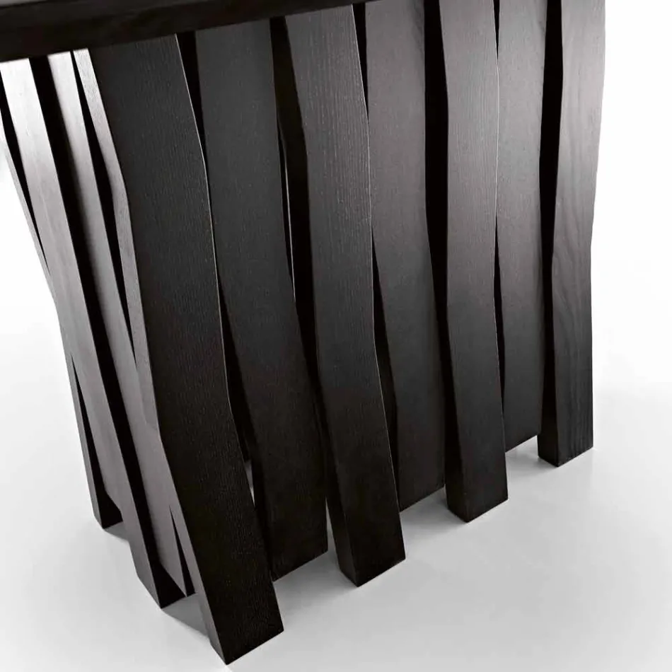 Tavolina ngrënieje prej druri e projektuar Mdf e bërë në Itali, Egisto Viadurini