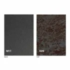 Tabela Ngrënie Metalike dhe Tepër Qeramike Prodhuar në Itali Dizajni - Anaconda Viadurini