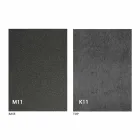 Tabela Ngrënie Metalike dhe Tepër Qeramike Prodhuar në Itali Dizajni - Anaconda Viadurini