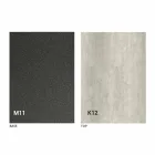 Tabela Ngrënie Metalike dhe Tepër Qeramike Prodhuar në Itali Dizajni - Anaconda Viadurini