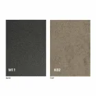 Tabela Ngrënie Metalike dhe Tepër Qeramike Prodhuar në Itali Dizajni - Anaconda Viadurini