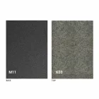 Tabela Ngrënie Metalike dhe Tepër Qeramike Prodhuar në Itali Dizajni - Anaconda Viadurini