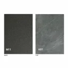 Tabela Ngrënie Metalike dhe Tepër Qeramike Prodhuar në Itali Dizajni - Anaconda Viadurini