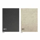 Tabela Ngrënie Metalike dhe Tepër Qeramike Prodhuar në Itali Dizajni - Anaconda Viadurini