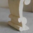 Tabela tradicionale e ngrënies ovale dhe kristali klasik i dizajnit Aracne Viadurini