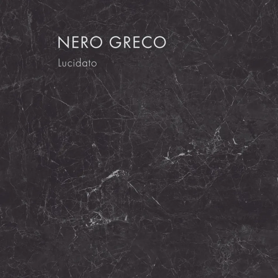 Tavolinë ngrënieje ovale prej guri dhe metali porcelani Prodhuar në Itali - Emilio Viadurini