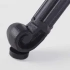 Tavolina për darkë në natyrë në alumin të lyer me të bardhë ose antracit - Shpejtë Viadurini