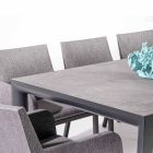 Tavolinë për darkë në natyrë në qeramikë dhe alumin, Homemotion - Salem Viadurini